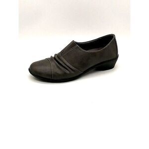 Easy Street Loafers Womens Gray‎ 9.5 Comfort Wave Shoes Slip On Stretch